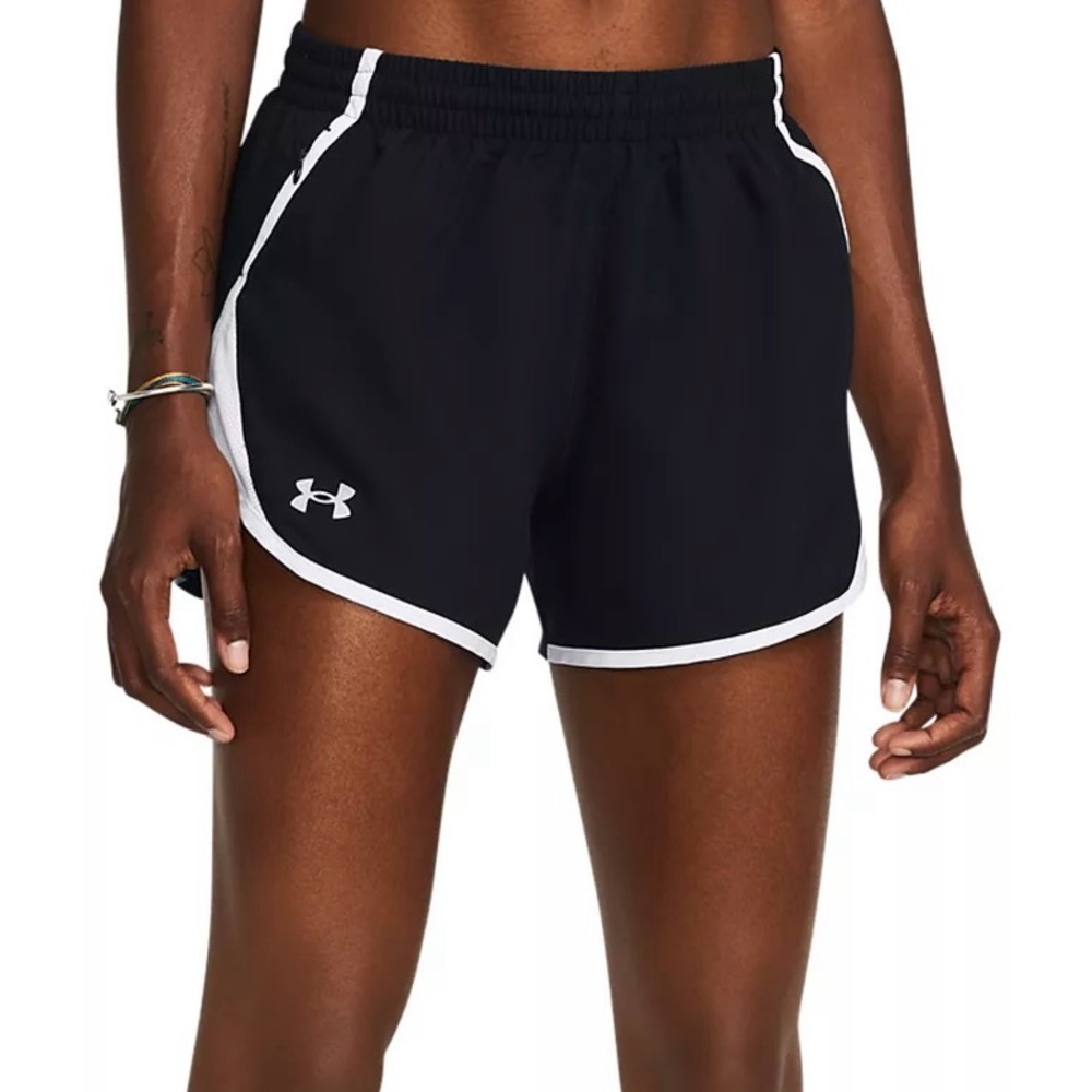 Under Armour Women's Black Athletic Fly-By Shorts